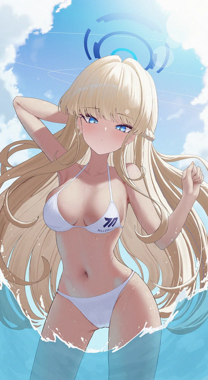 Thumbnail McKnight94 Dives into Toki's Style from Blue Archive - Swimsuit Fun