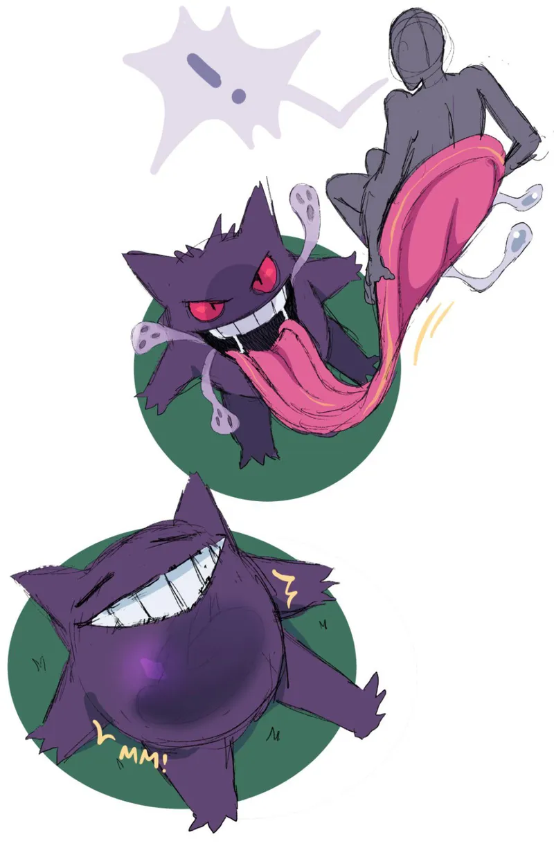 Thumbnail Gengar's Intriguing Encounter: peachinash's Vore Vision