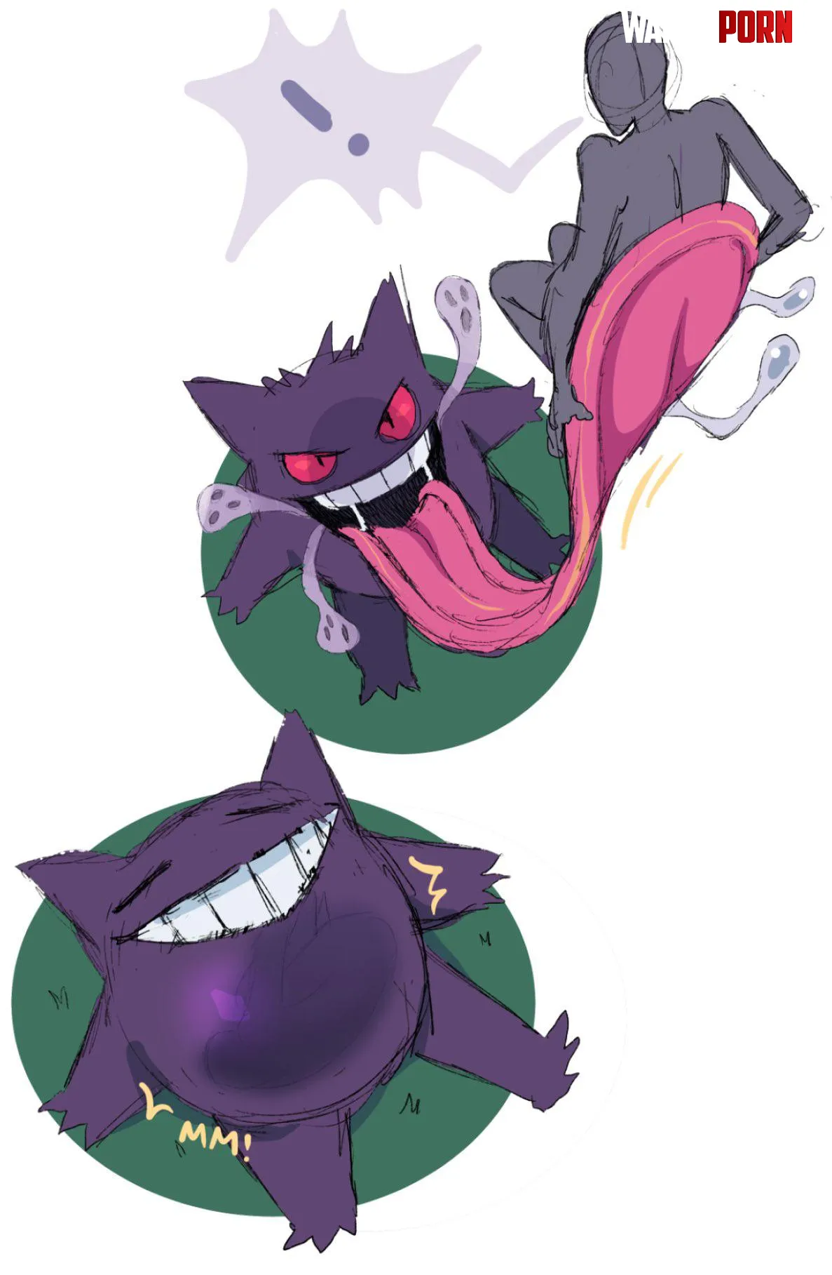 {image} Gengar [Pokemon] [Anonymous Prey] by peachinash