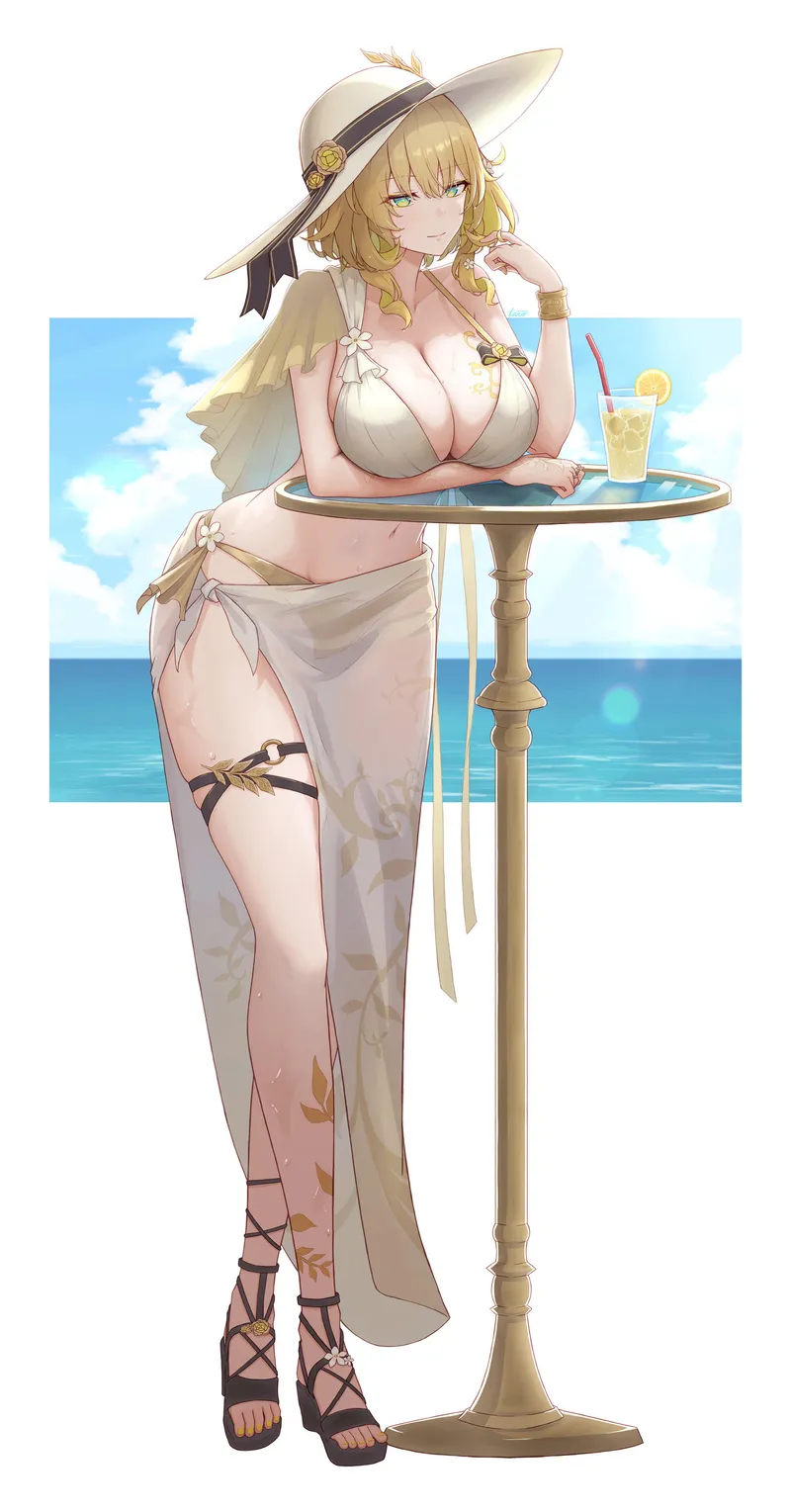Thumbnail Unveiling Swimsuit Aglaea from Honkai: Star Rail by marxsander2016