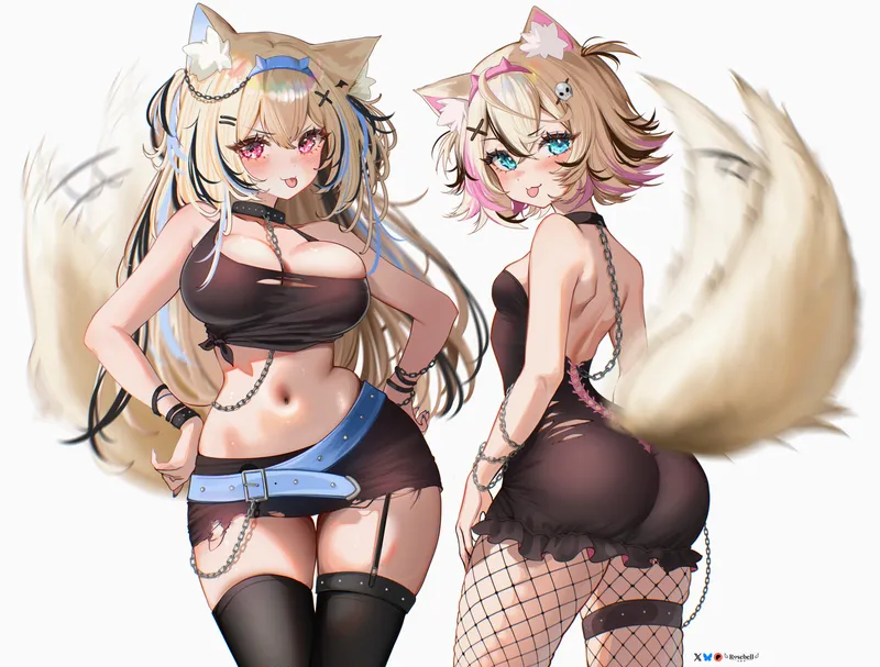 Thumbnail Indulge in Goth Booty by Fuwamoco from Hololive | 1n1billionAZNsay