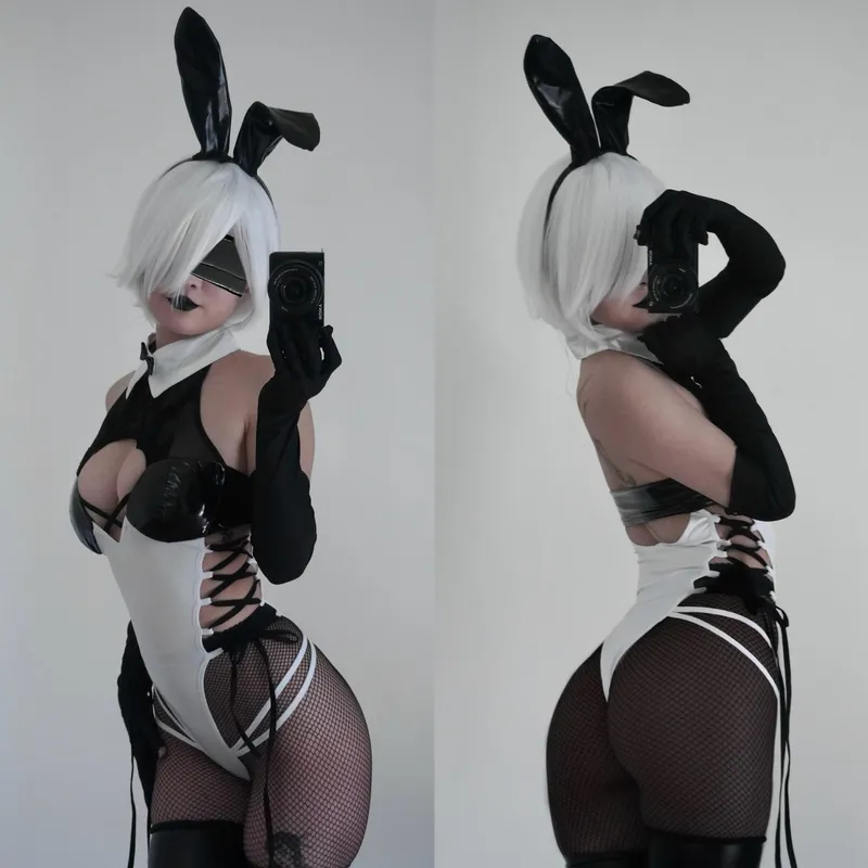 Thumbnail Experience Dystorra's Sensual 2B Bunny Girl Cosplay in Cosplaygirls