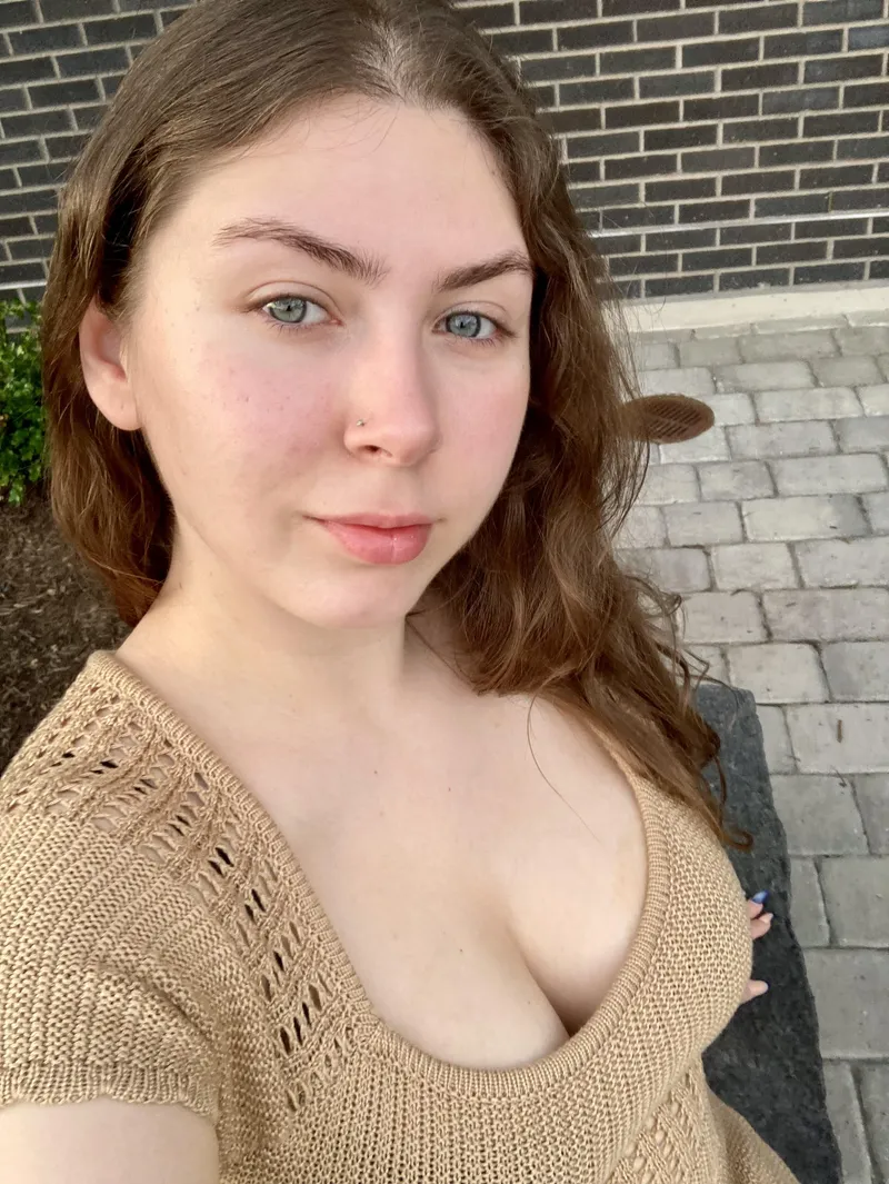 Thumbnail Inviting Chest Revelation: Cum in on ddlanez's Downblouse