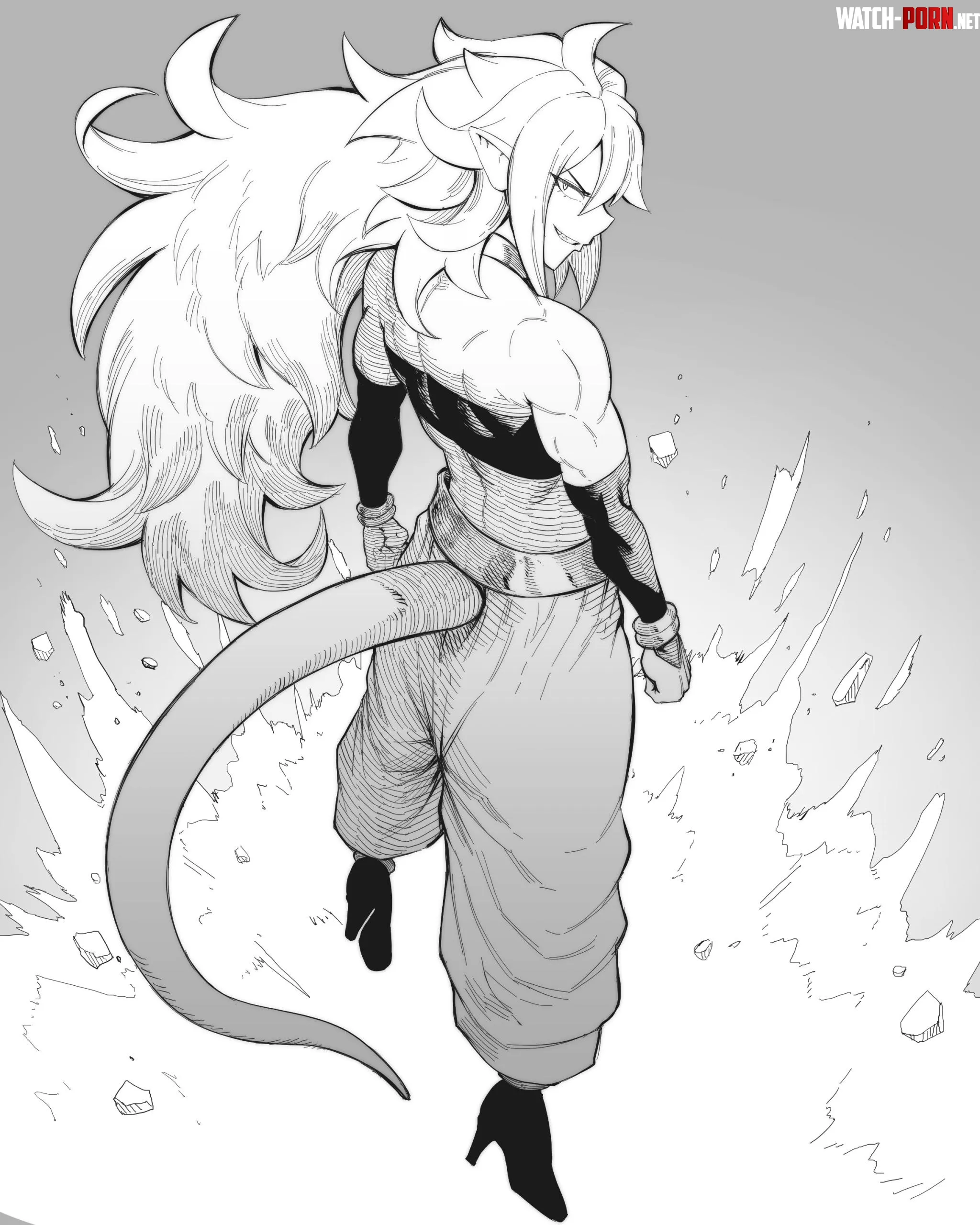 Android 21 [Dragon Ball] by TheTMoneyMan