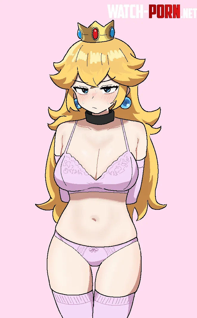 Princess Peach[Super Mario Bros] by freyhstart