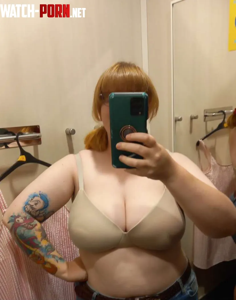 Out shopping. Cheeky changing room pic by Laura34E