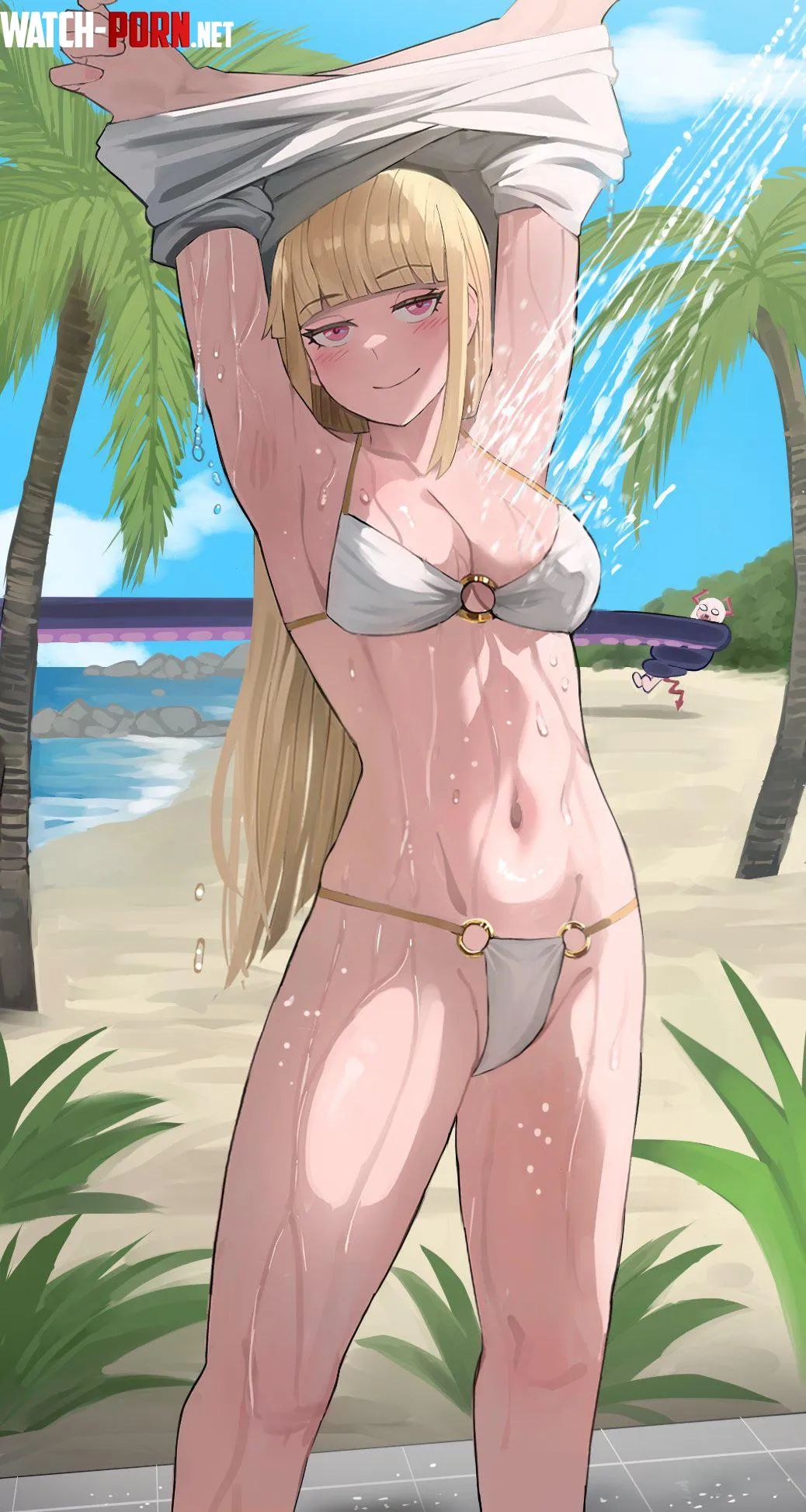 Claire’s Beach Shower [Original] by A_MASSIVE_PERVERT