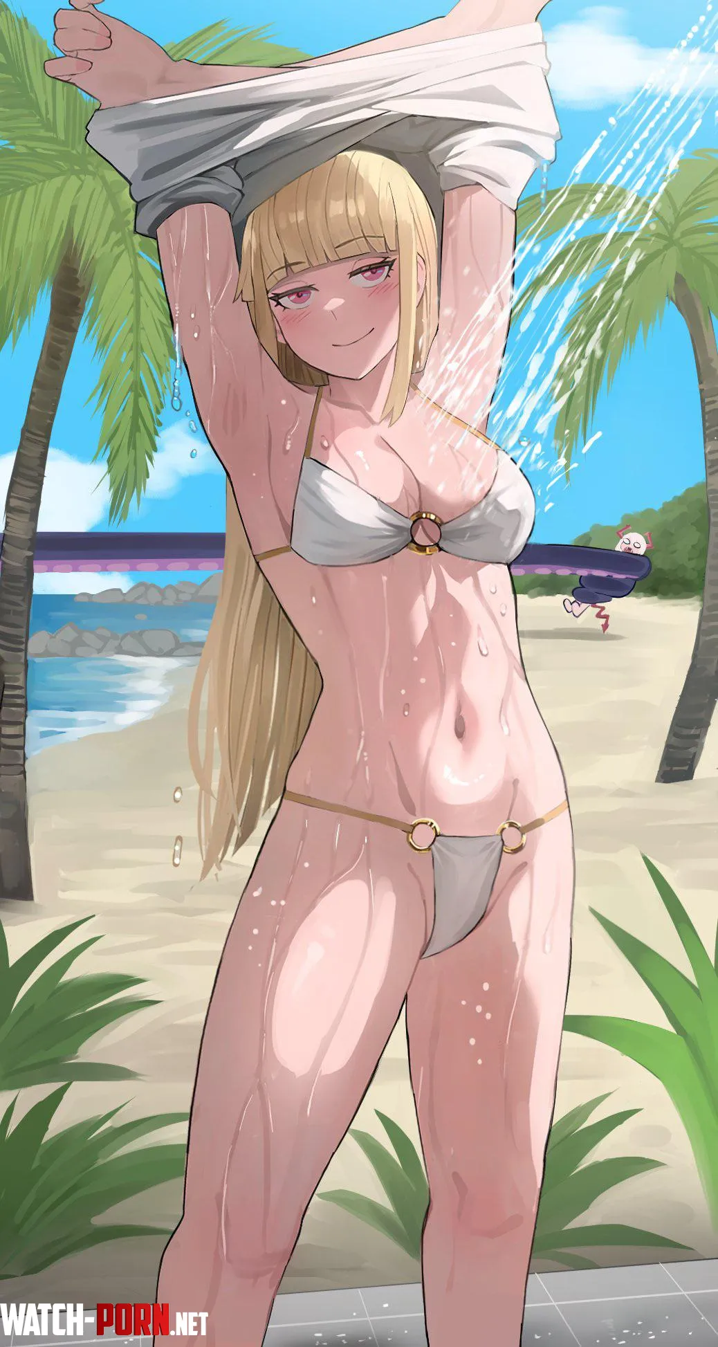 Claire’s Beach Shower [Original] by A_MASSIVE_PERVERT