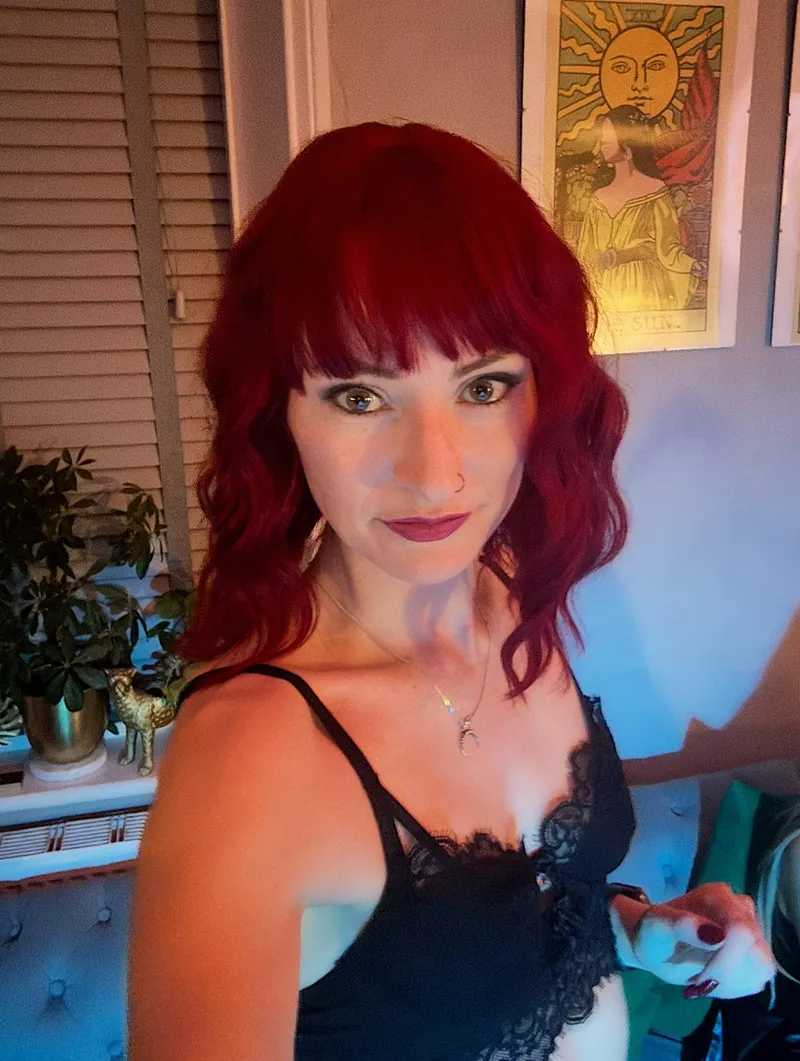 Thumbnail Allalexfeet: Bright Red Neon Hair Adoration in GirlswithNeonHair