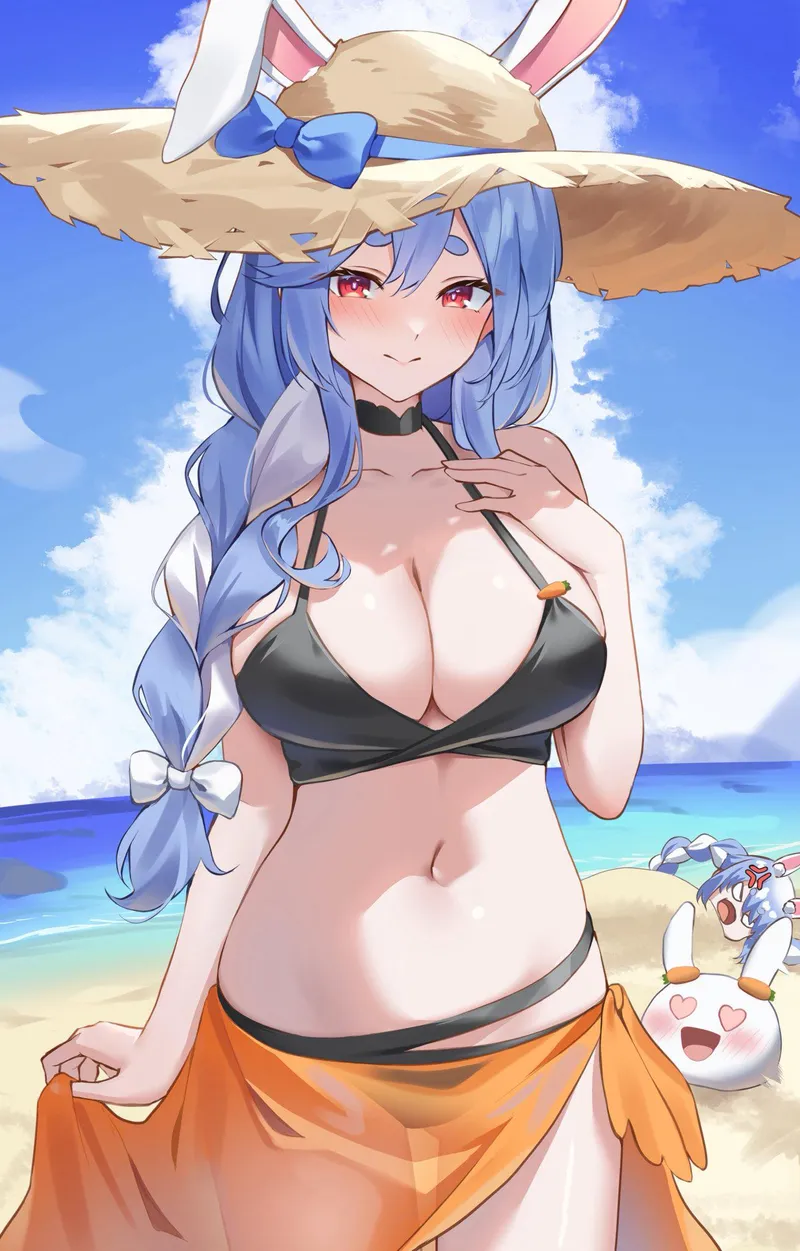 Thumbnail McKnight94 Explores Pekomama's Seductive Charms in Swimsuit Hentai