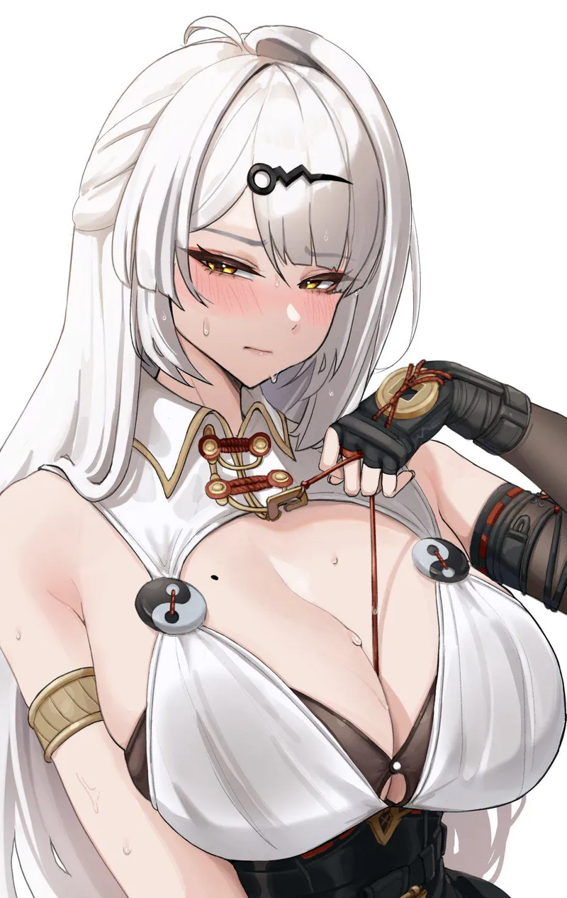 Thumbnail Yi Xuan's Cleavage String [ZZZ]: A BigAnimeTiddies Wonder