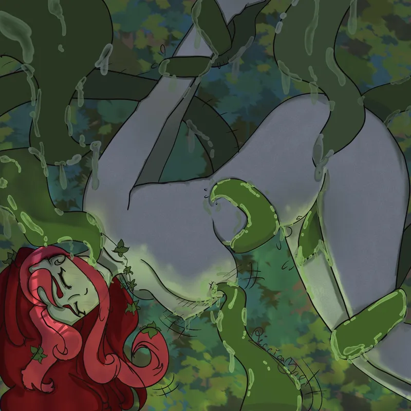 Thumbnail Enjoy Tentacle Fun with moritchka: Poison Ivy Adventure