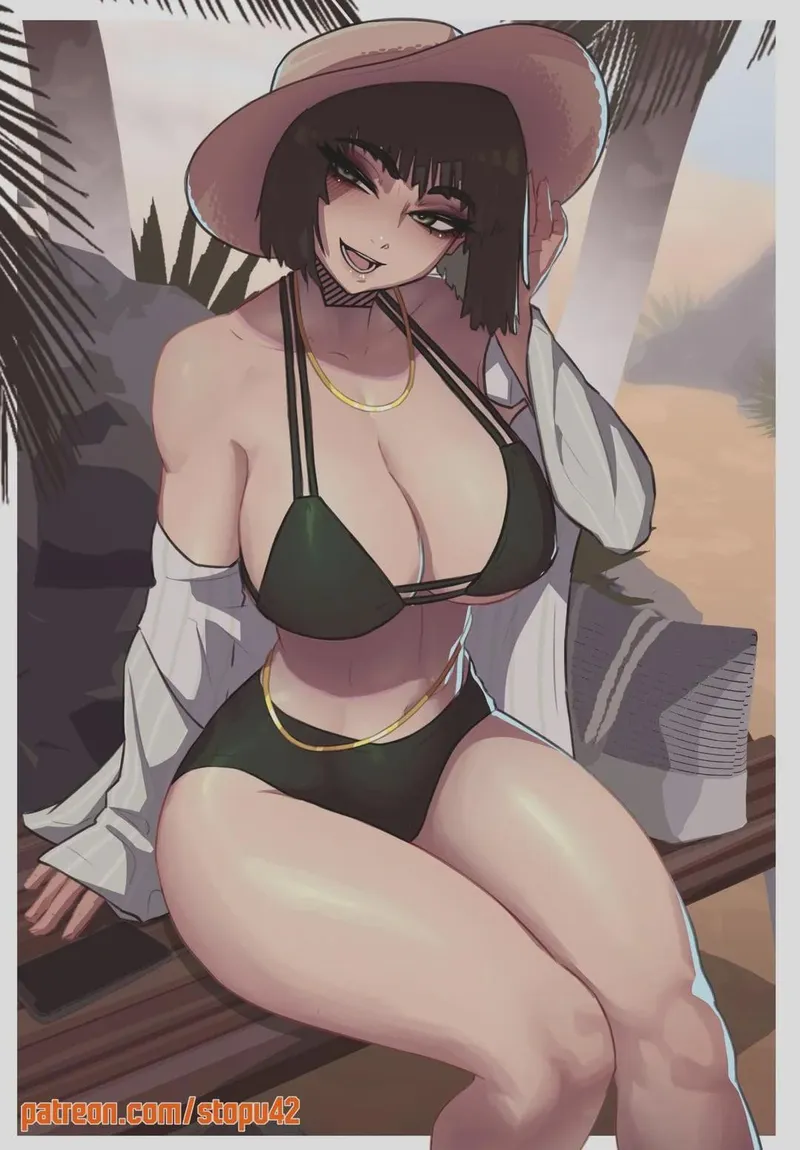 Thumbnail Appropriate_Monk3276: The Allure of the Gold Chain in Swimsuit Hentai