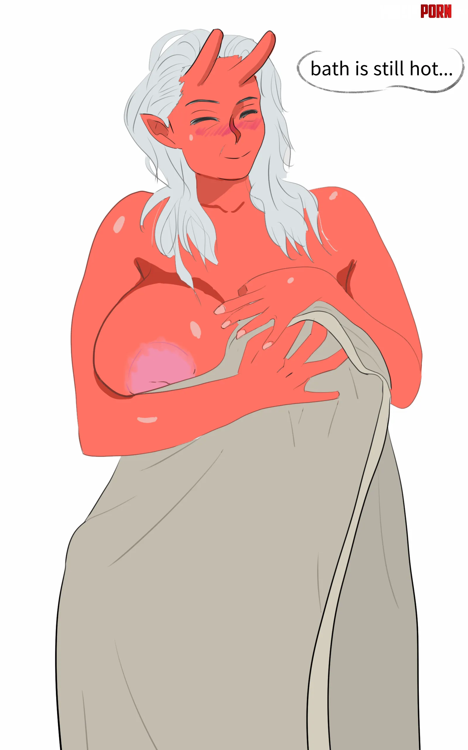 Fresh out of bath [OC] by SlyColossus
