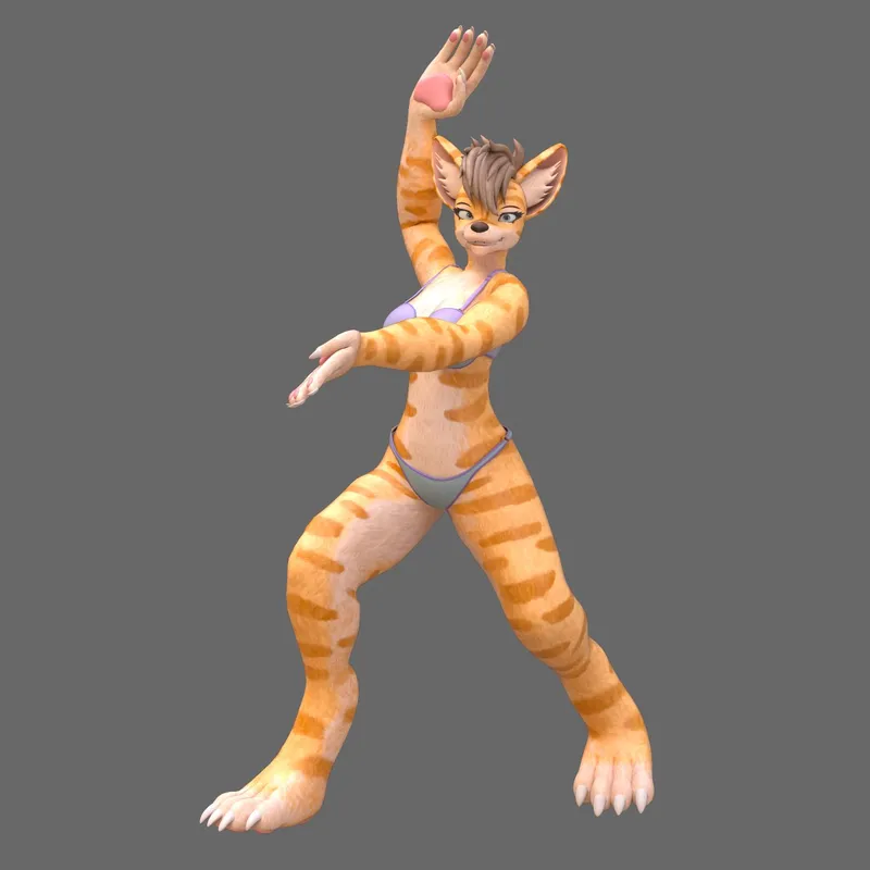Thumbnail Pretty in Bikini: A Glance at Sasha's Beauty | realidadvirtualmx | furry