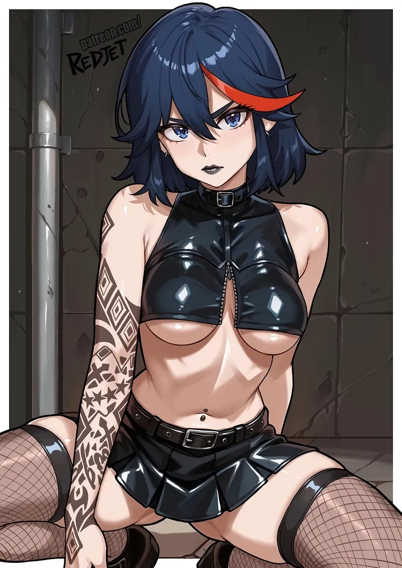 Thumbnail Goth Ryuko [Kill La Kill] by A_MASSIVE_PERVERT - Explore animemidriff