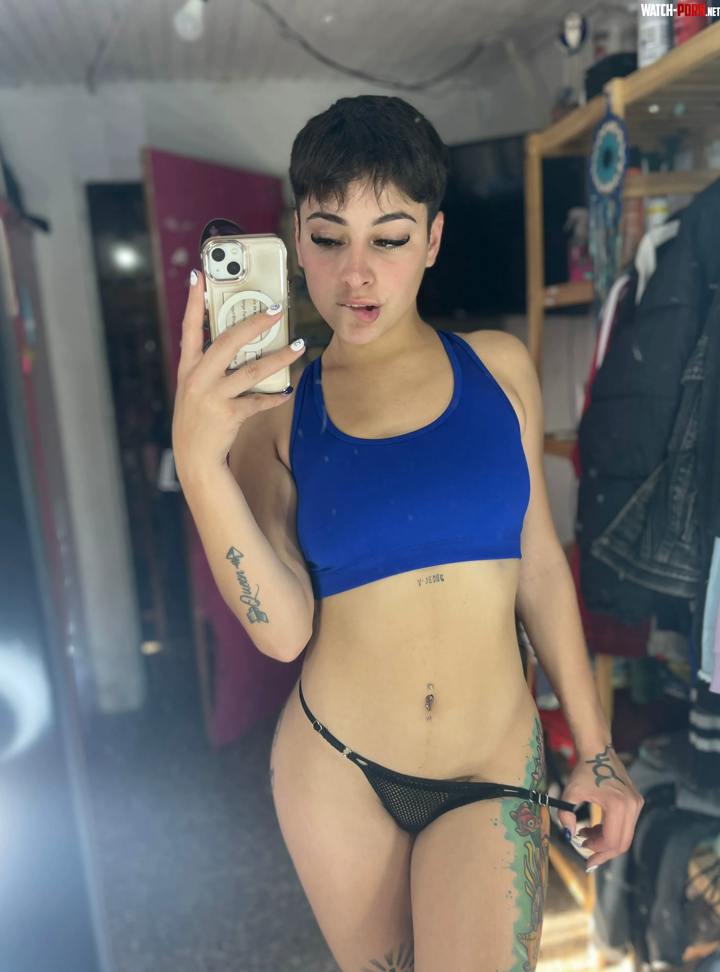 Think you can resist me? Or should I keep teasing you even more? 😊 by Ok_Objective_6185
