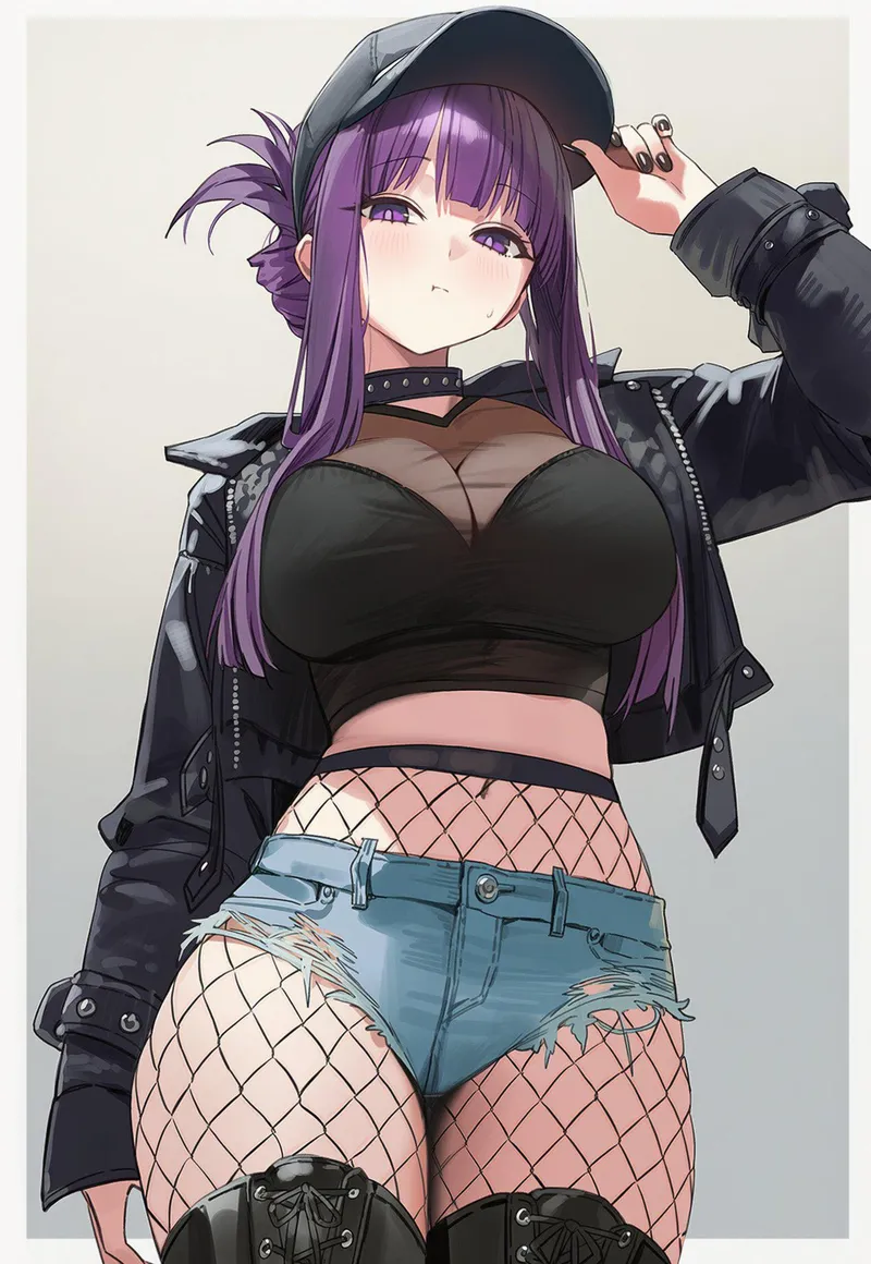 Thumbnail Csxc Presents Baddie Fern in Ravishing Fishnets