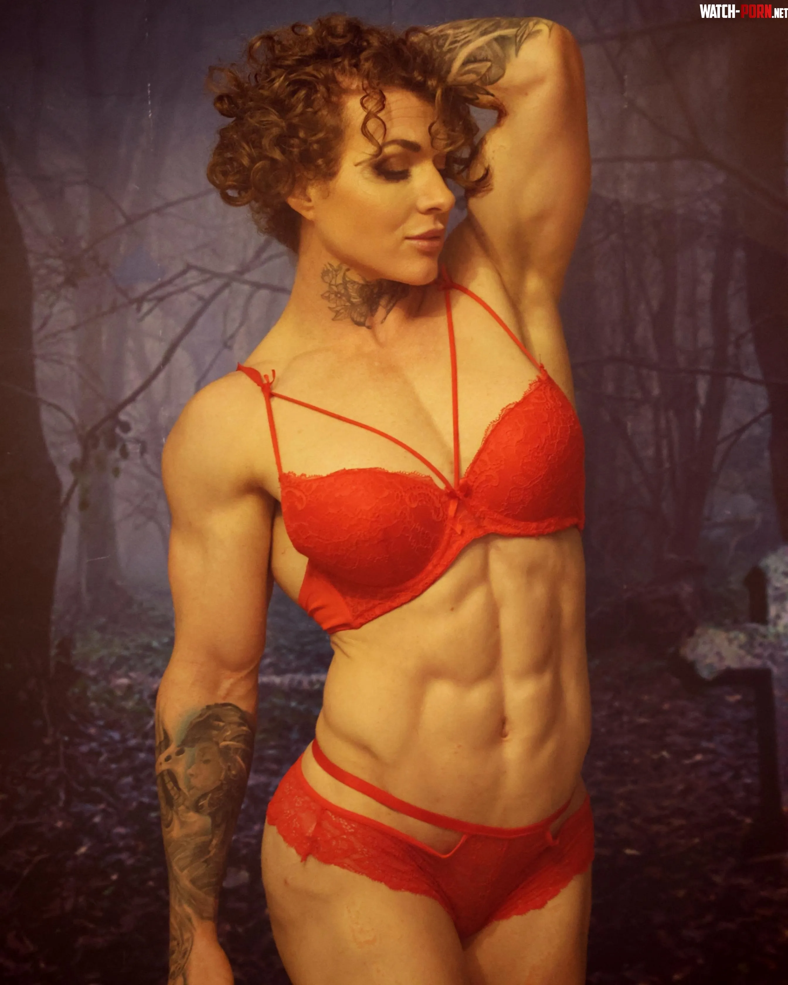 i love red Lingerie to match my hair by Leekeyrouz