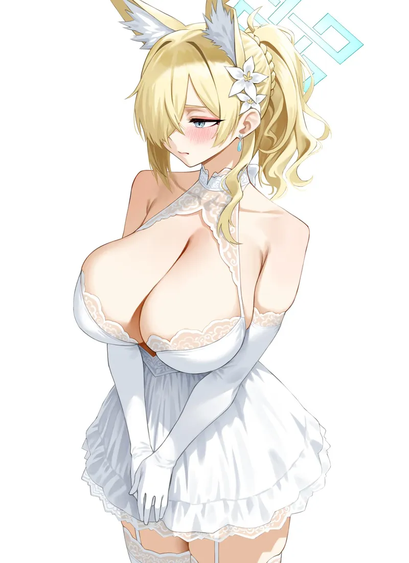 Thumbnail Dress Kanna from Blue Archive Revealed | llamanatee | BigAnimeTiddies
