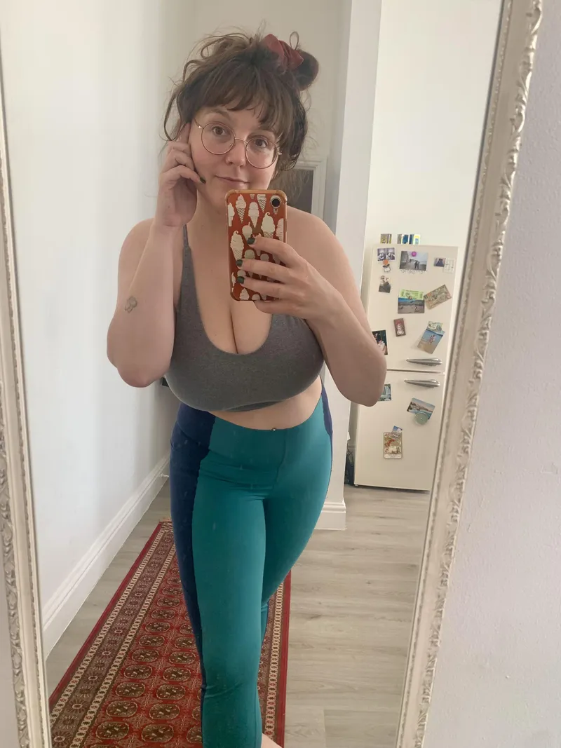 Thumbnail Just a Lil Gym Cleavage by NakedClownEmpire - Cleavage Category