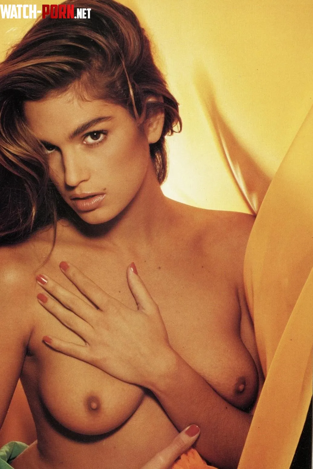 Cindy Crawford - British Vogue (1989) by Bubblestamp