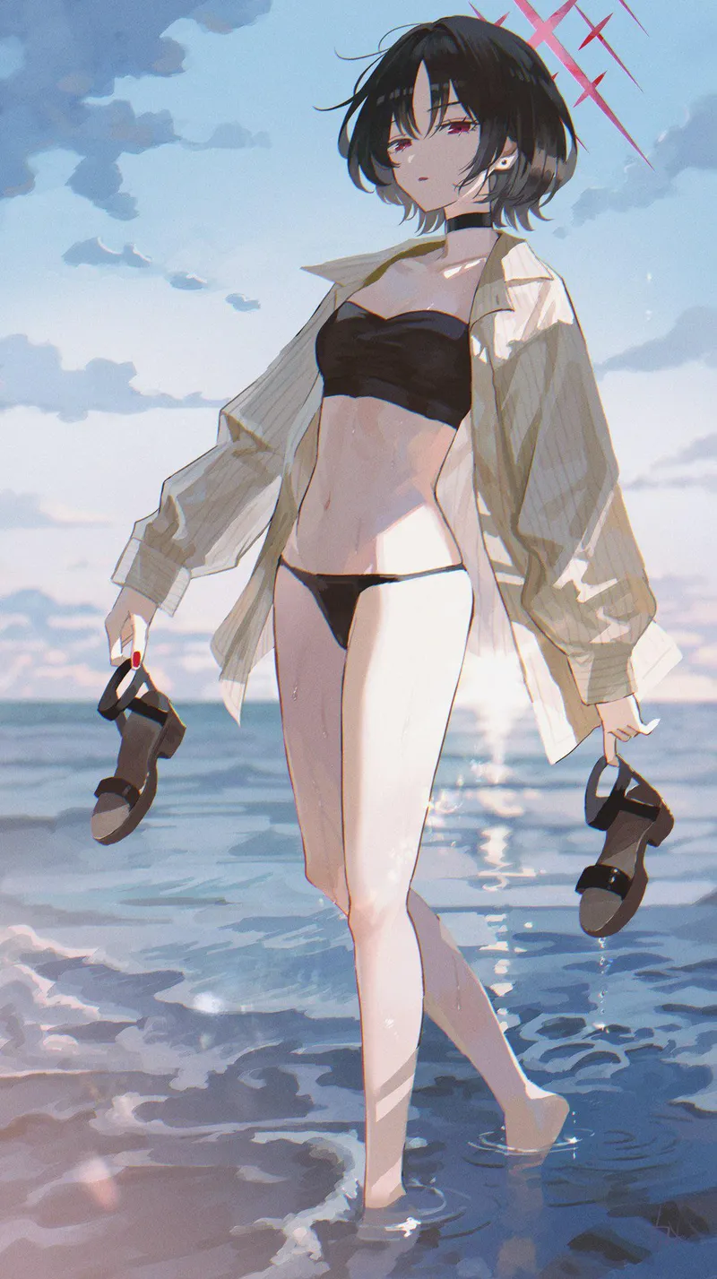 Thumbnail A_MASSIVE_PERVERT's Beach Day Delight: Misaki's Sunny Tale - A Pantsu Adventure