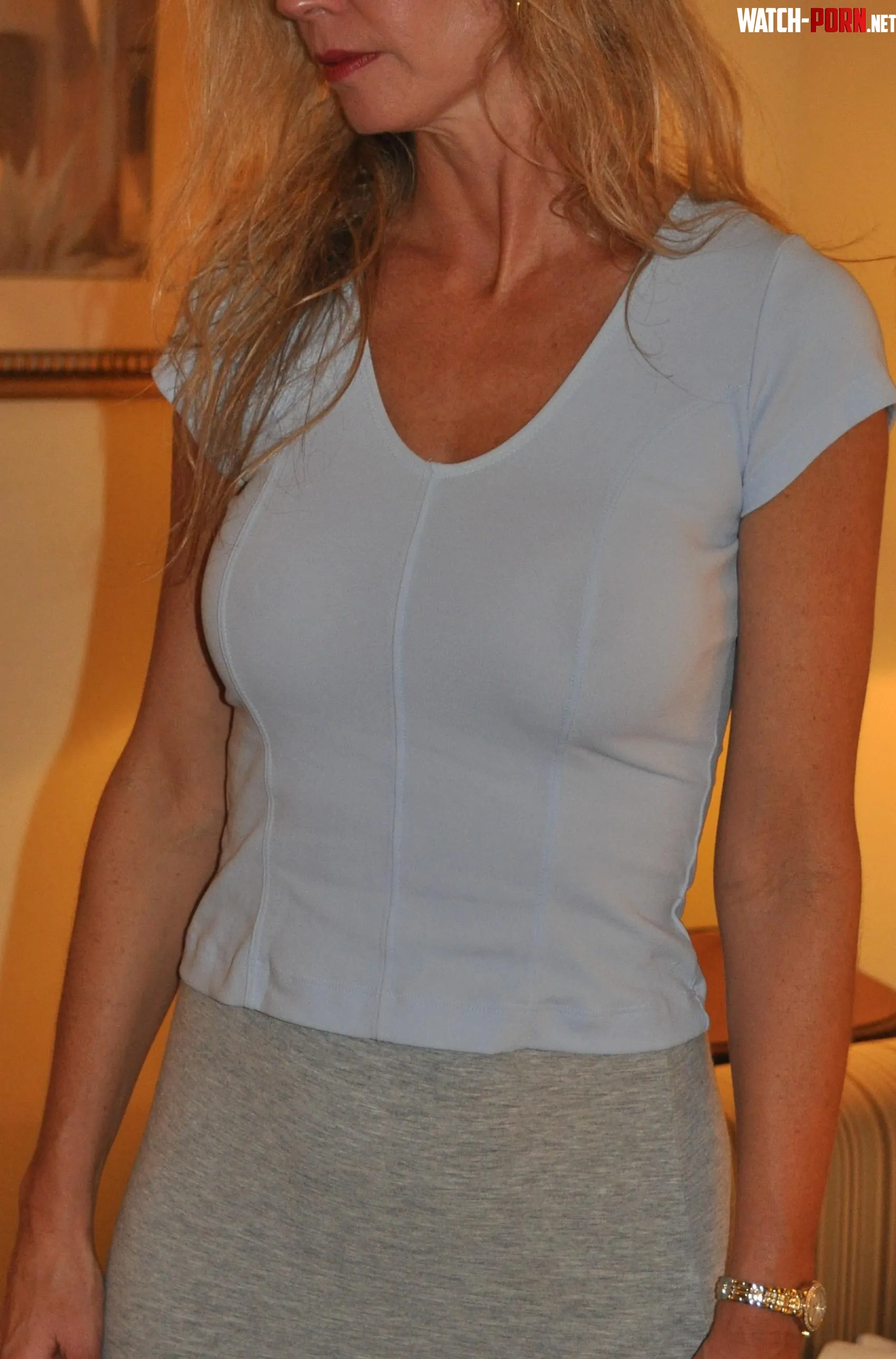 Don't need a bra for the meeting downstairs by My_Hotwife_Journey