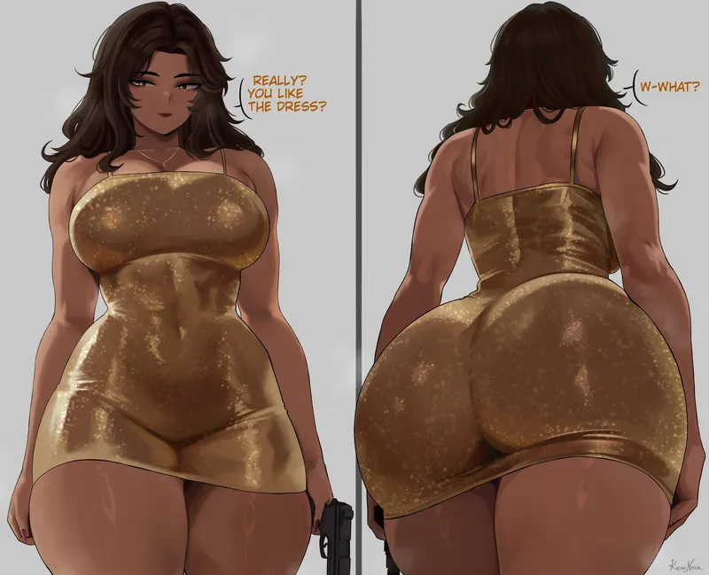 Thumbnail Lucia's Dress Art in Grand Theft Auto 6 by KalenNoir