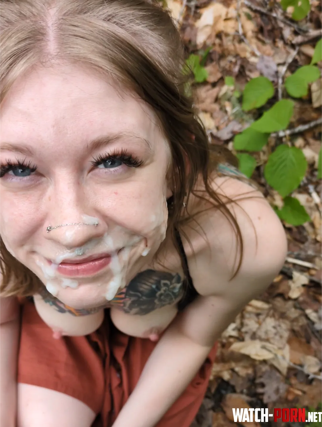 There's something about taking a load of cum in nature by JuniperHazexxx