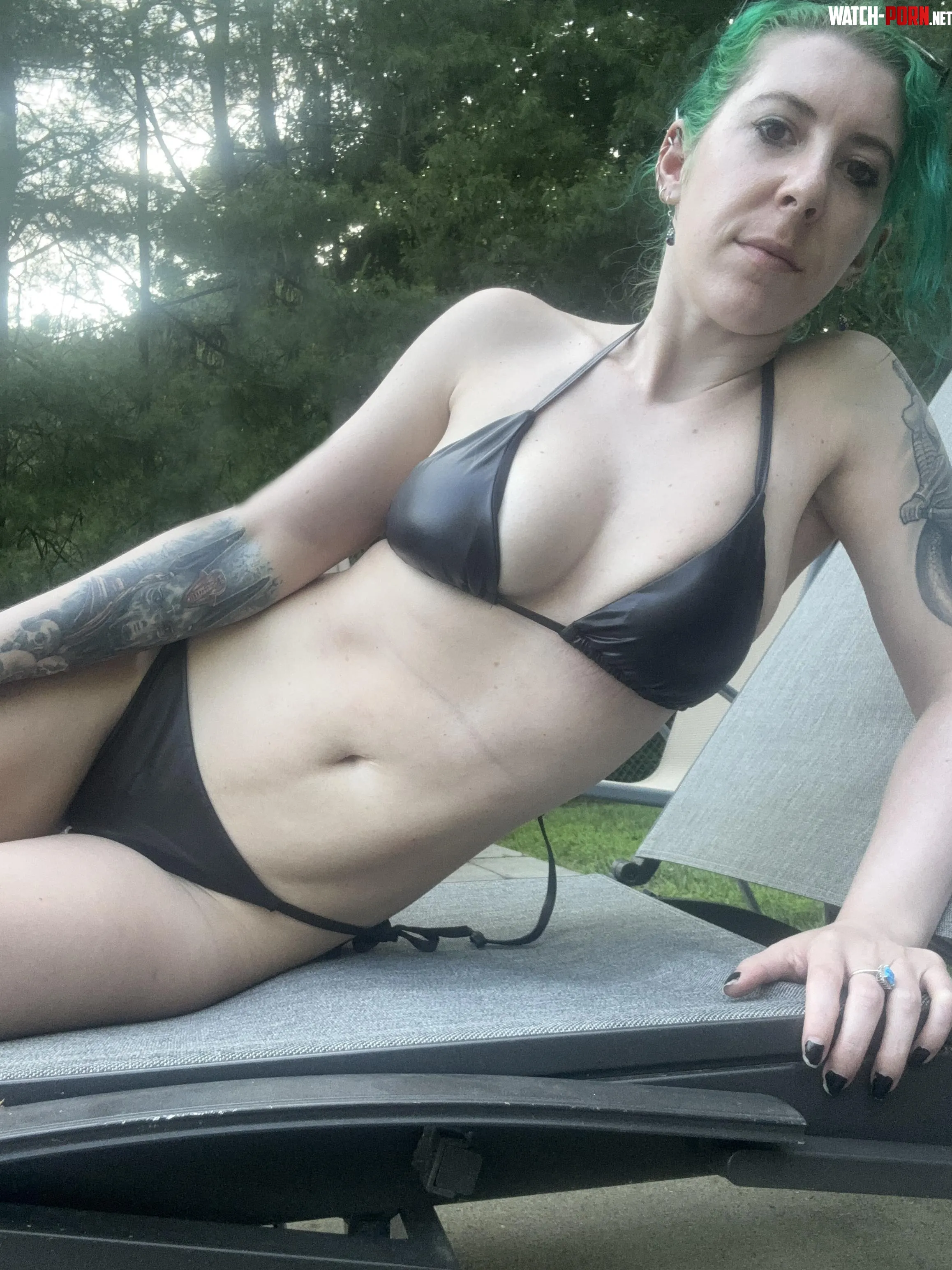 Waiting by the pool by sirenskiss3