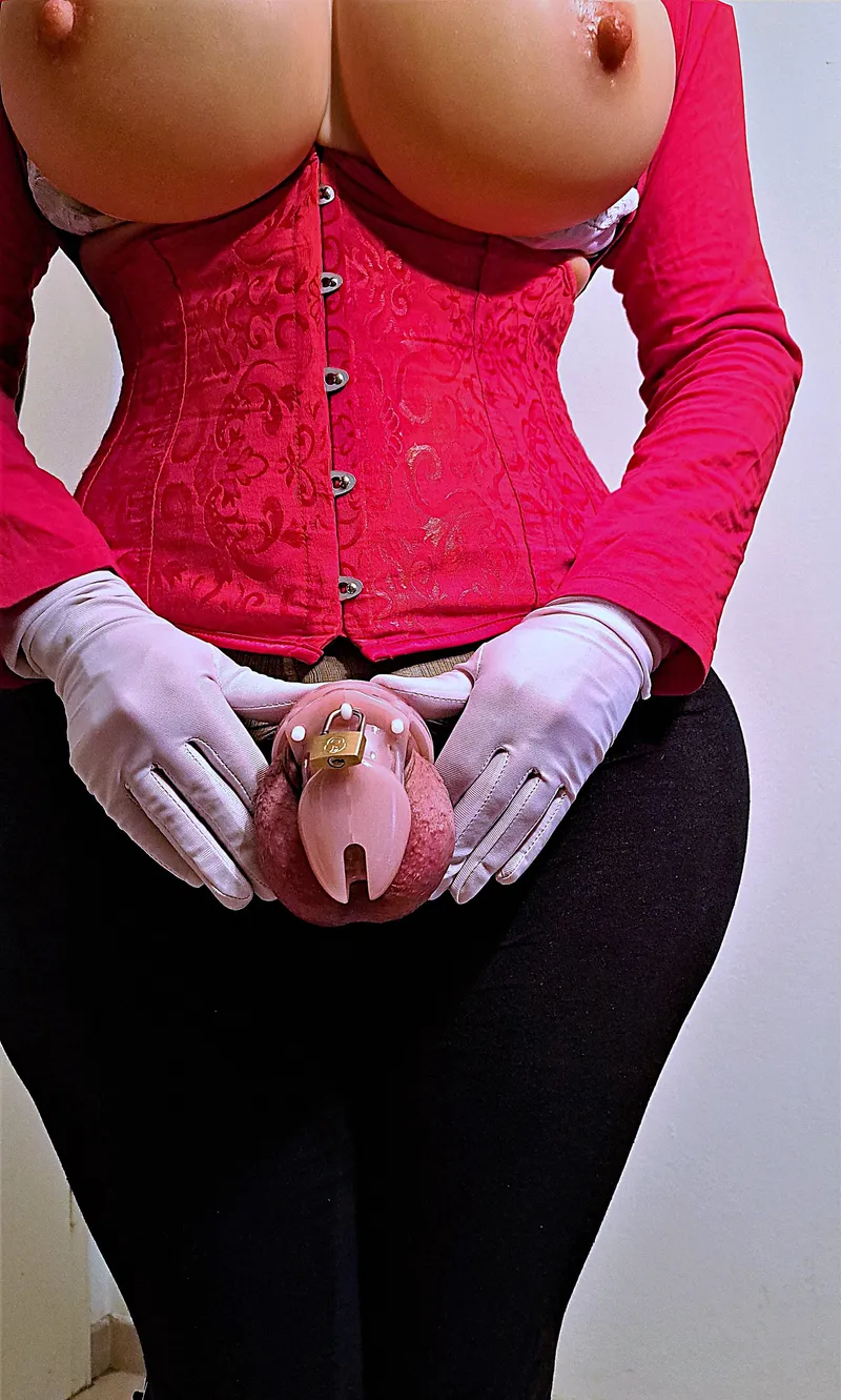 Thumbnail Exploring Sensuality: 'Big Tiddies and locked Cliddy' by CD-Betina in the fetish Realm