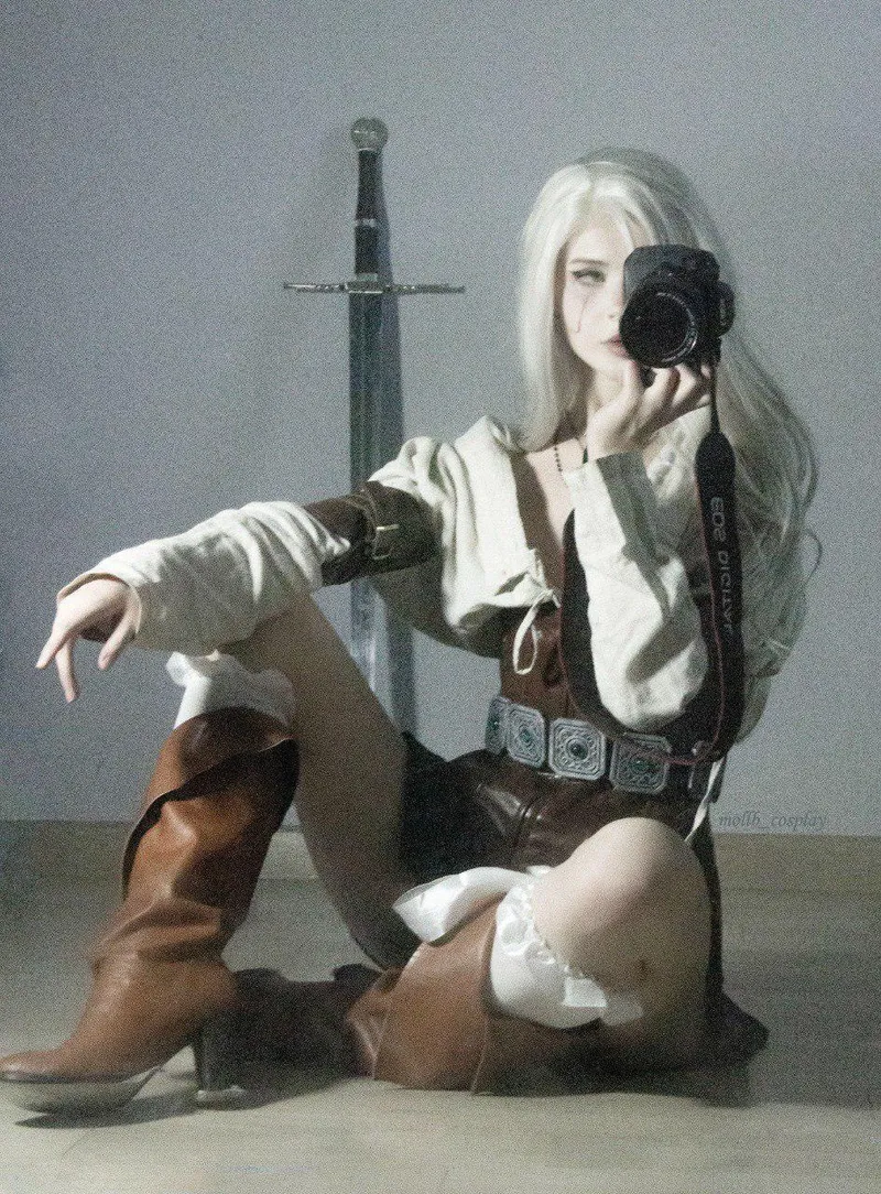 Thumbnail Ciri's Charm: A Captivating Cosplay by mollb_cosplay | cosplaygirls