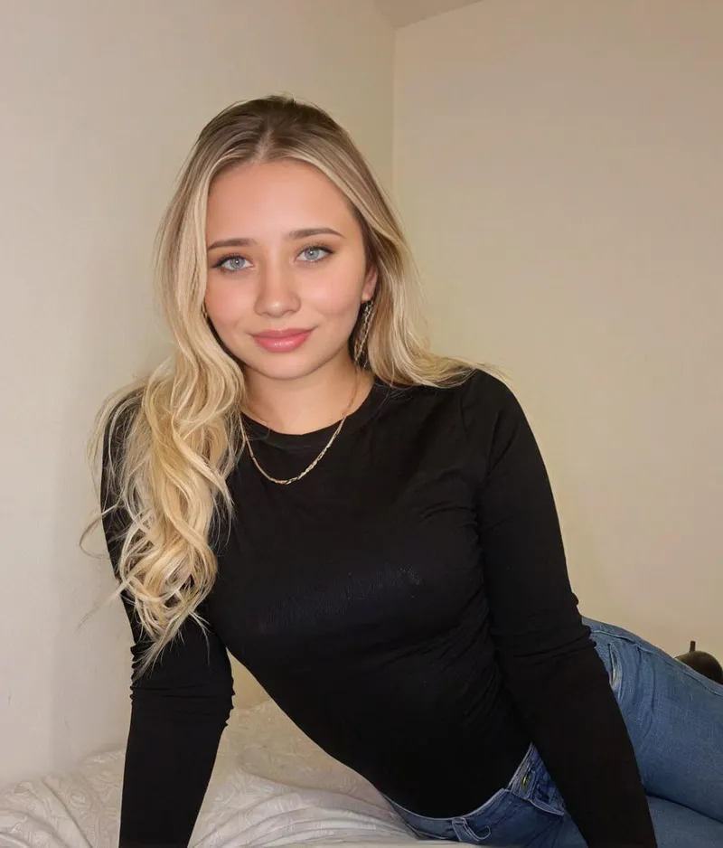 Thumbnail Sleek and Sexy: Black Sweater Temptations | Sakira_BioMH67
