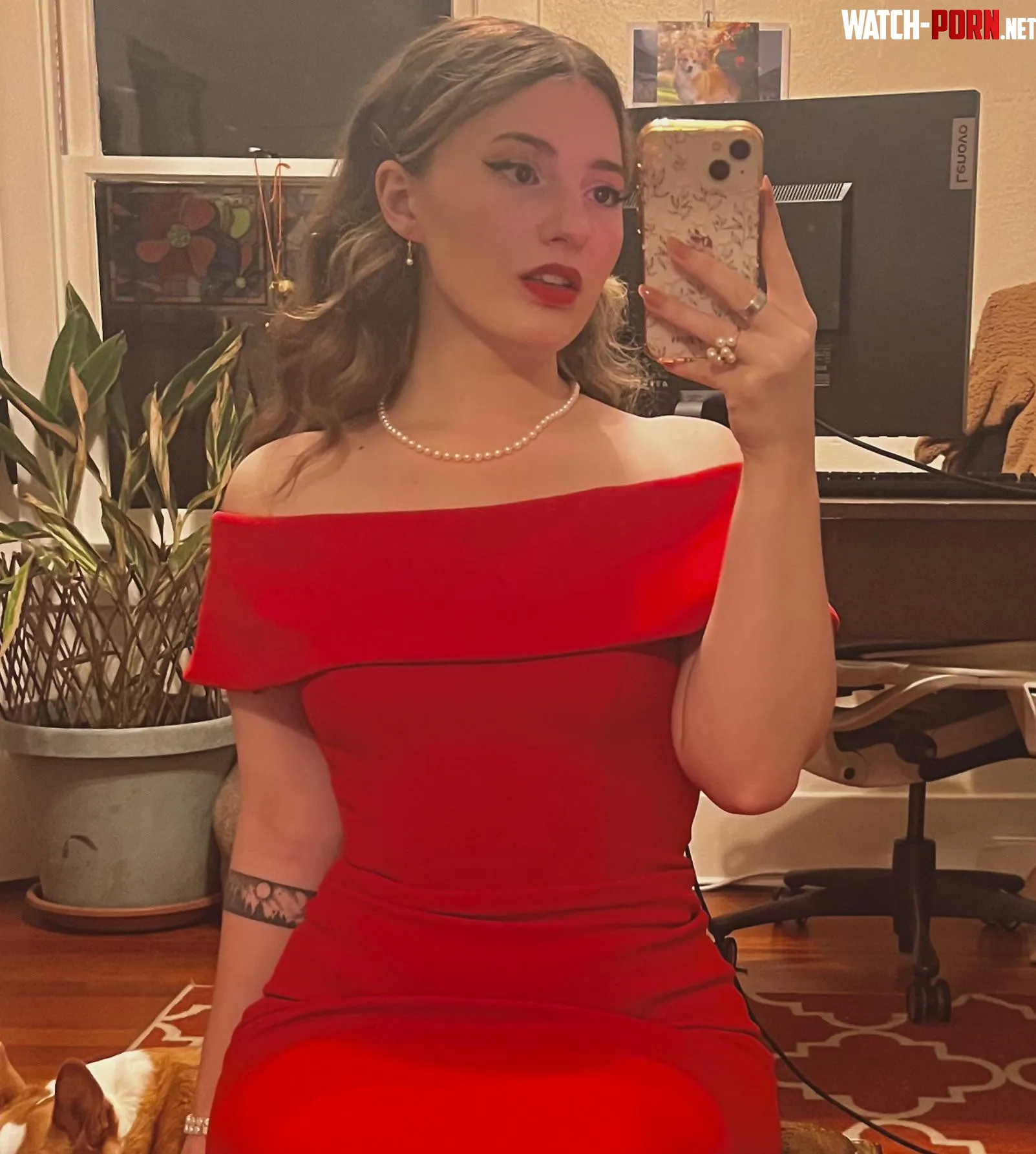 This dress really shows off my tiny waist by UslessBrattybimbo