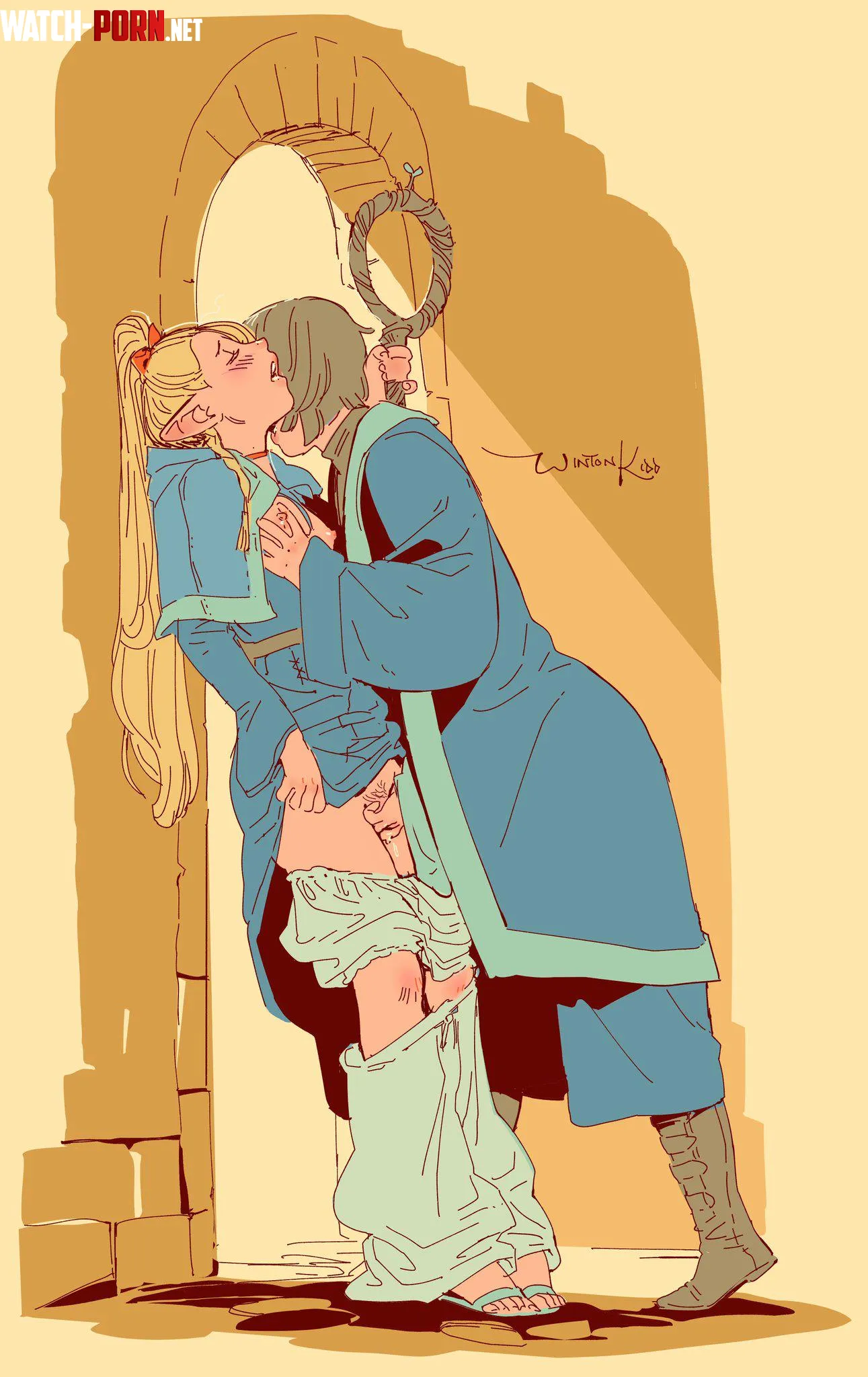 Falin and Marcille being intimate [Danmeshi] by freyhstart