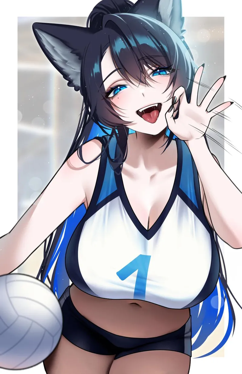 Thumbnail Reiko Volleyball: A MonsterGirl Creation by Zewen_Senpai