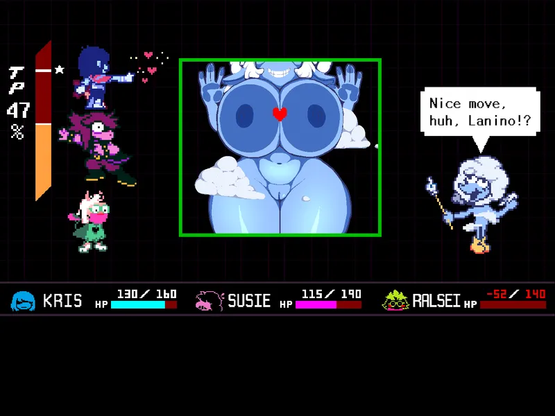 Thumbnail [Art Showcase] A Creative Move by Elnina, Kris, Susie, Ralsei by RhythmicalCreativity