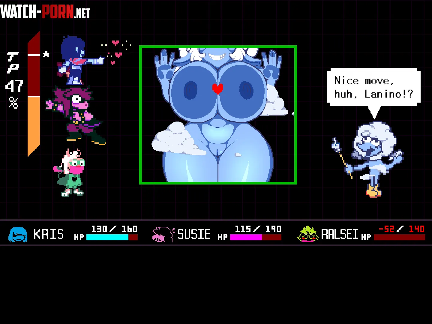 [Elnina, Kris, Susie, Ralsei] that is indeed a nice move (artist: me) by RhythmicalCreativity