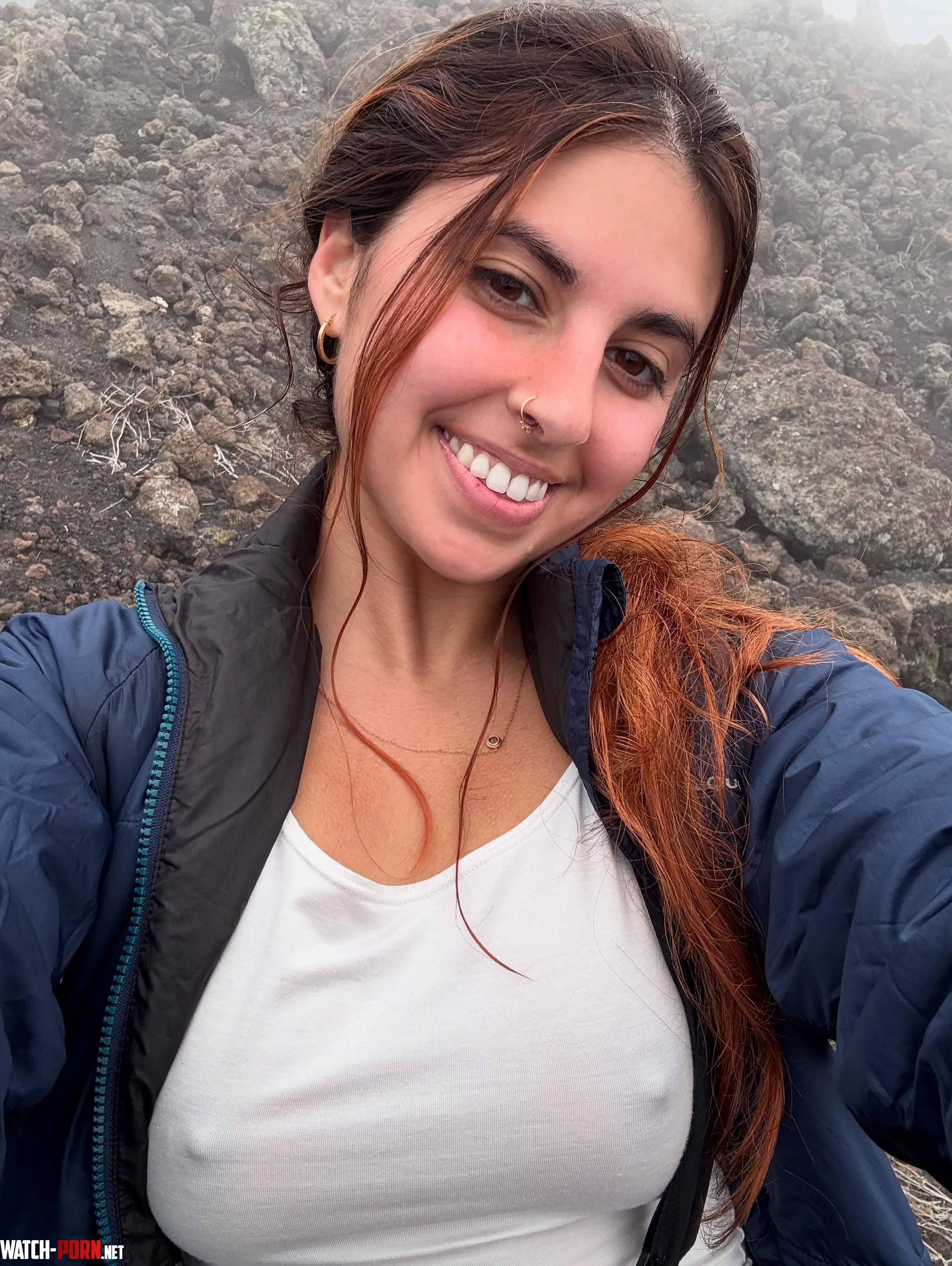 Post-hike nipples on Mt. Etna :) by sexsoda