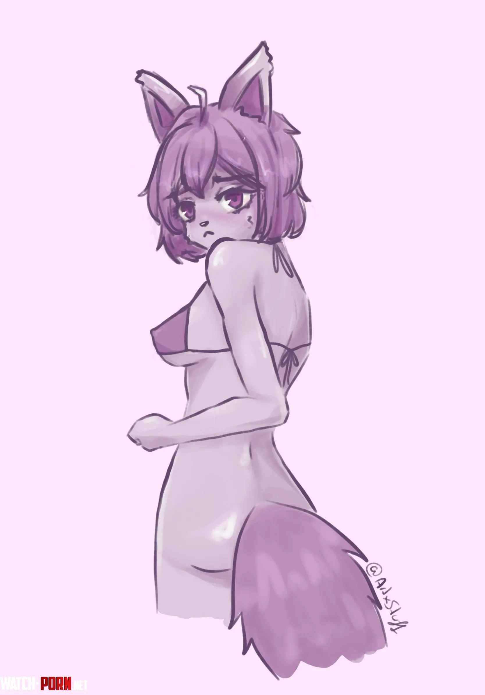 Spicy beach wear🔆 [Q] (Art by me, Commission) by ArtxStuff