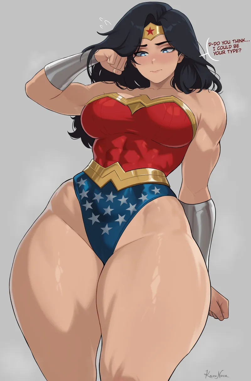 Thumbnail Discover Wonder Woman's unique portrayal by Kalen Noir [DC]
