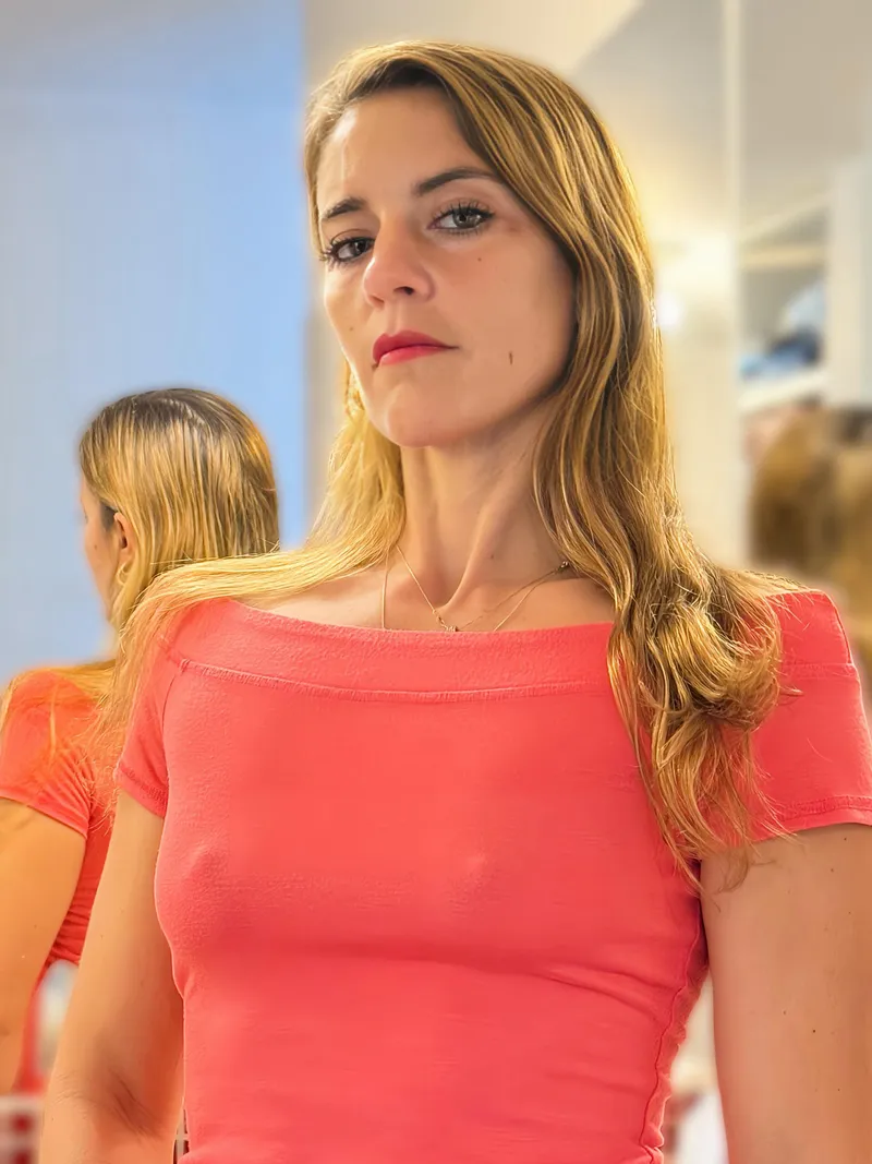 Thumbnail Casual Elegance: Just a Tee and Nothing Else | Alessandra_Journey