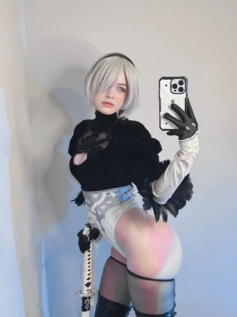 Thumbnail 2B Nier: Automata Transformation: Emfox's Stunning Cosplay | egirlcake