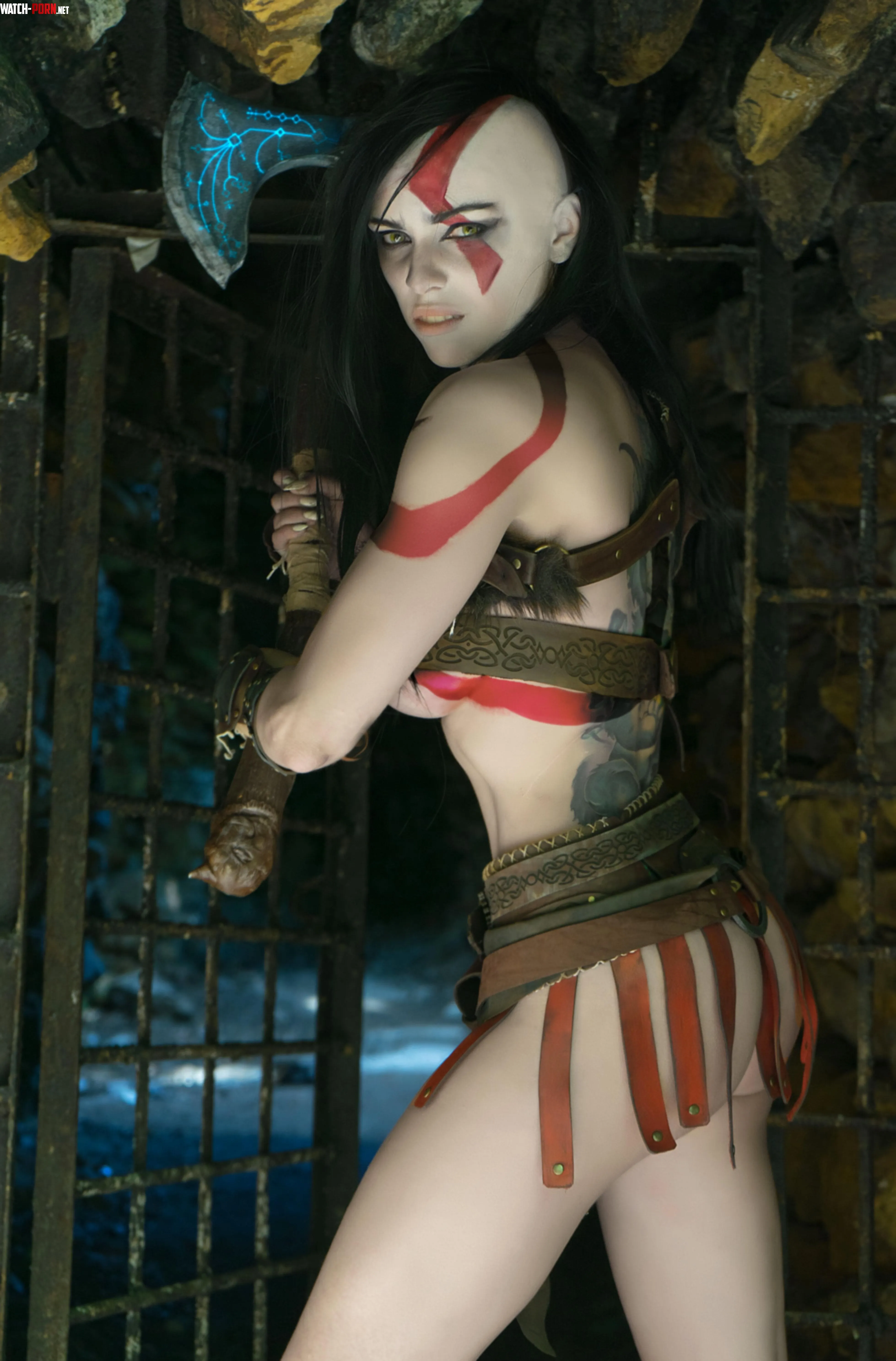 Fem Kratos by Octokuro by iam_ocotkuro