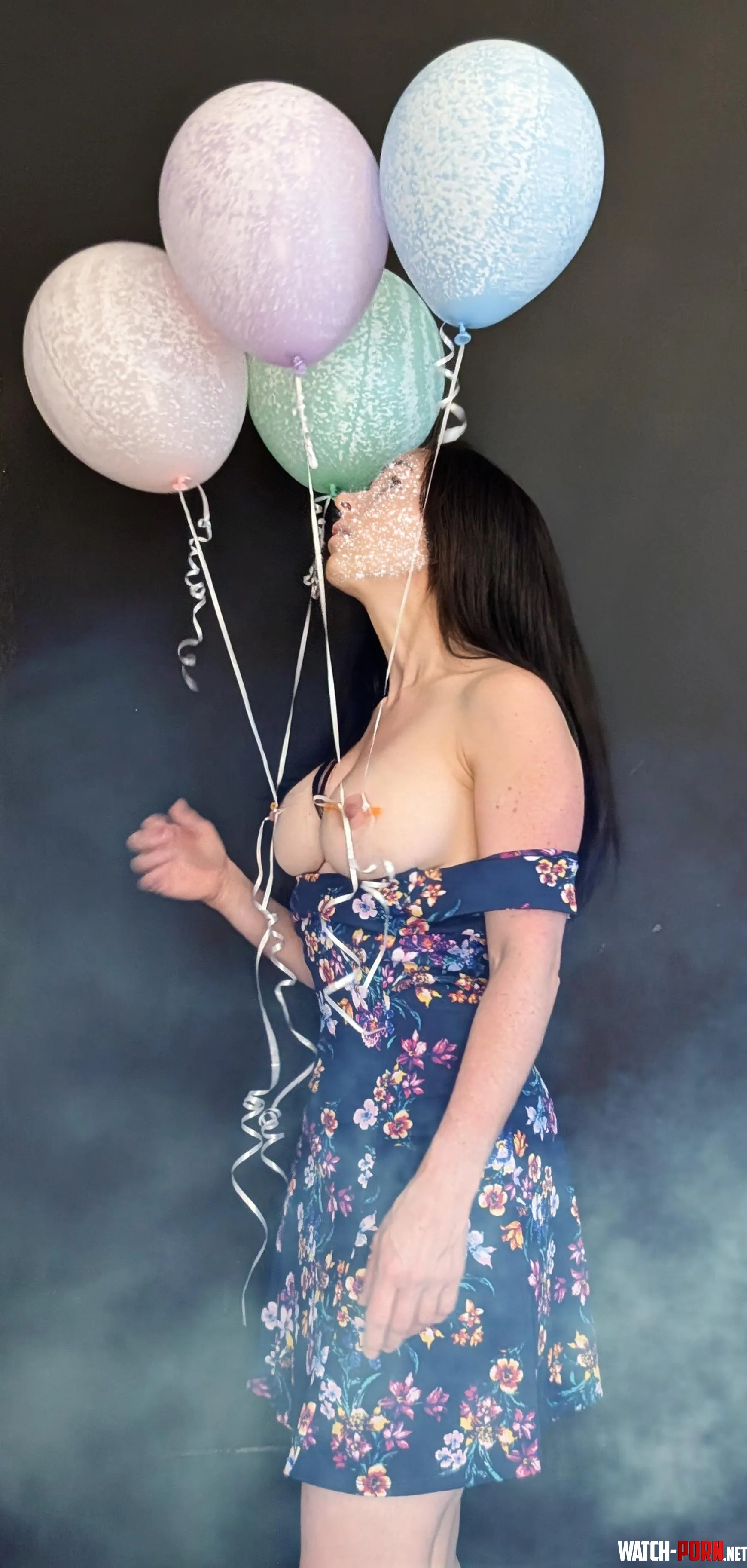Colorful ballons and big titties by Missdreamzxxx