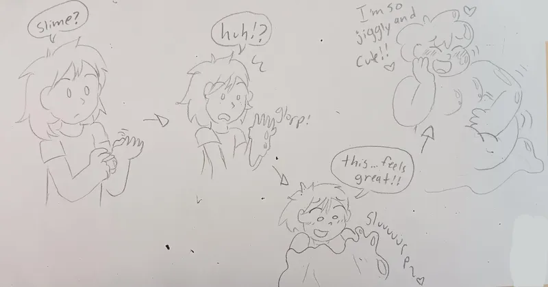 Thumbnail Surprise Slime Toy: Doodle's Creativity in Transformation