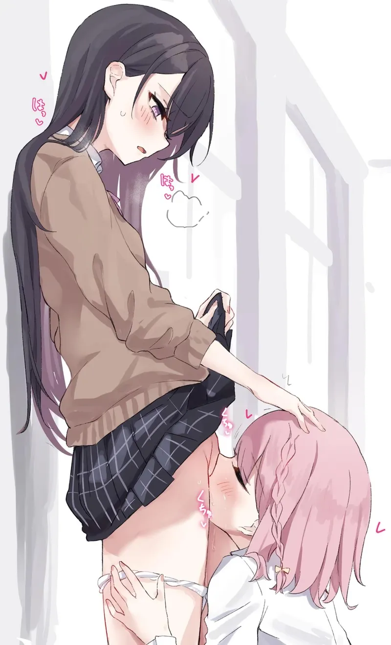 Thumbnail Eaten Out in the Hallway [Original]: Hot Hentai Encounter
