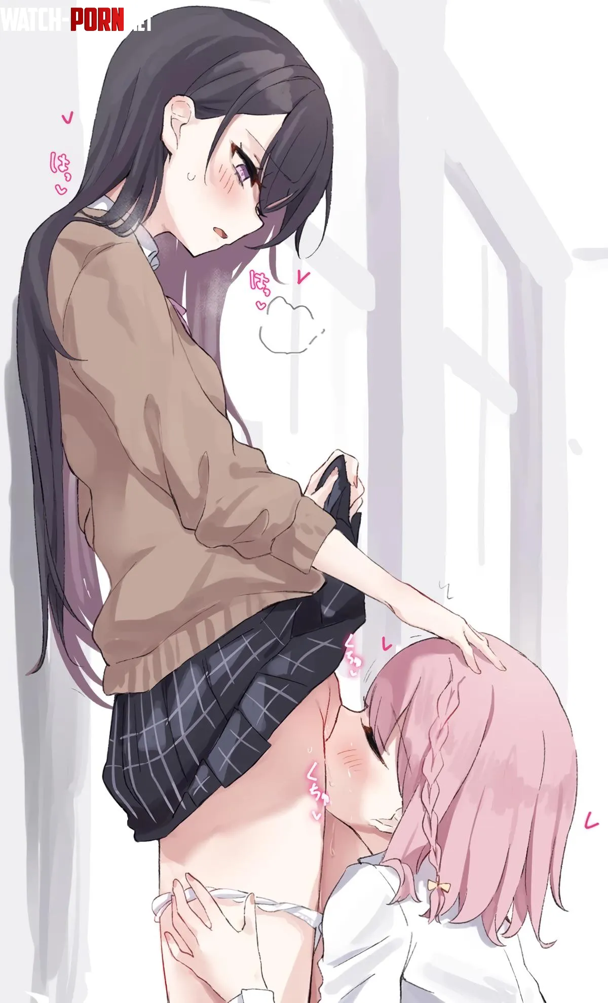 Eaten out in the hallway [Original] by A_MASSIVE_PERVERT