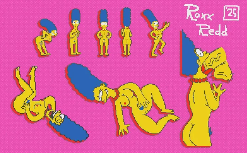 Thumbnail Playfully Retro: Marge in the 8-Bit Buff